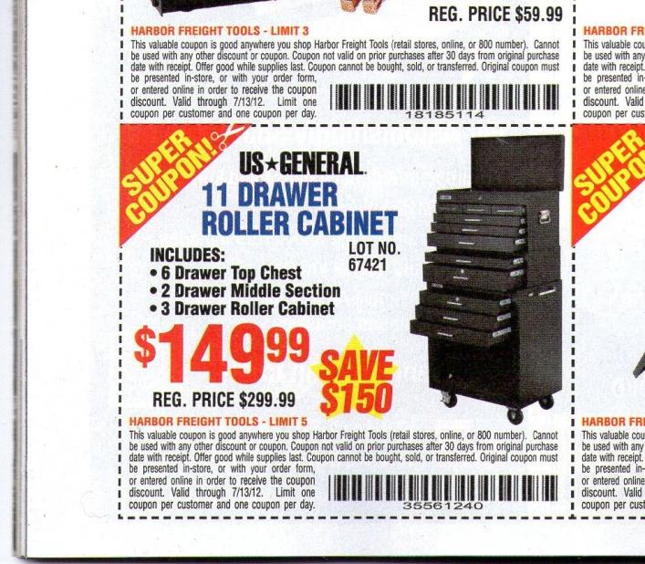 Harbor Freight Tool Discount Coupons