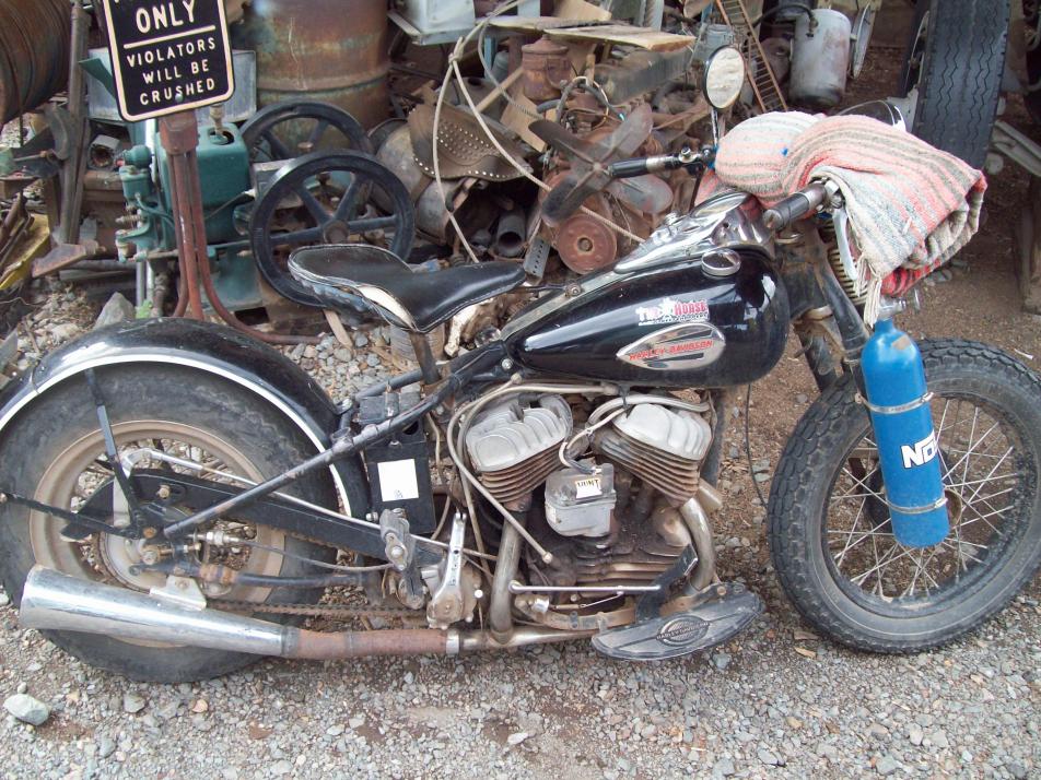 Old Motorcycle Salvage Yard 106