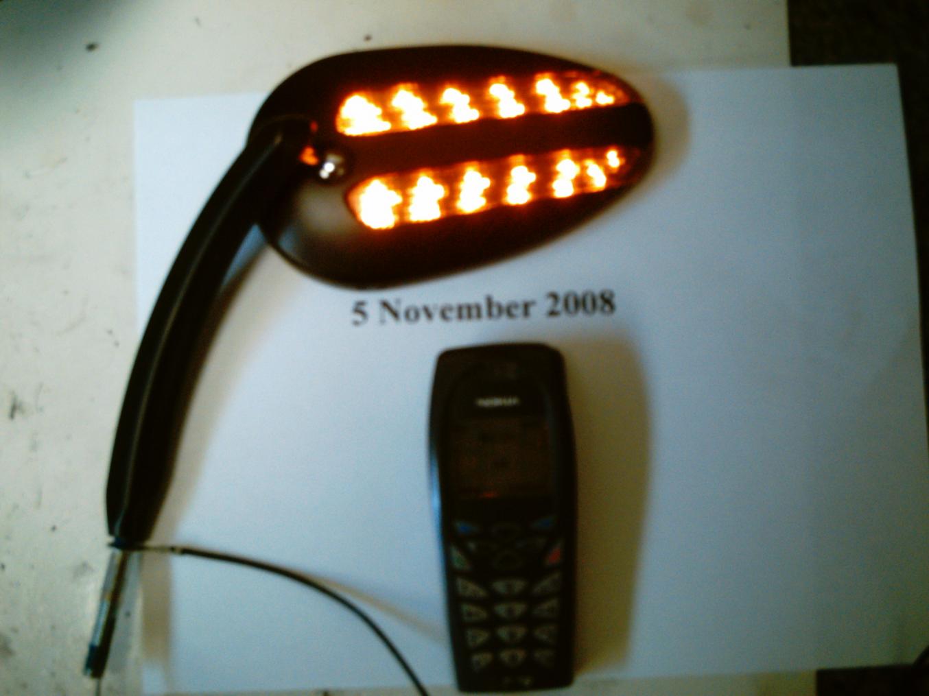Black Mirrors with Turn Signals Running Lights - Harley Davidson Forums