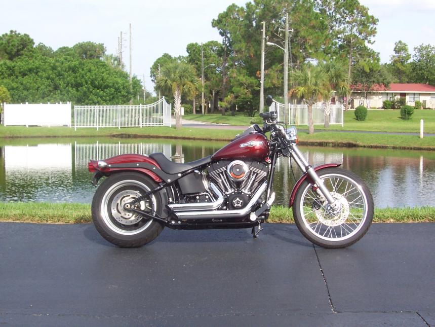 2007-2009 Softail with V and H staggered Short Shots - Harley Davidson 