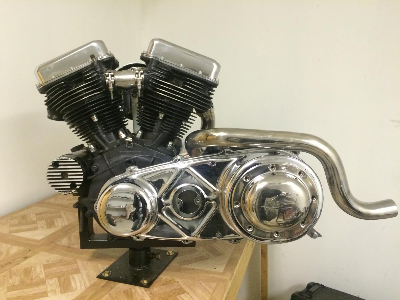 1949 Harley Davidson HD Panhead Engine / S&S Super E Carb / Primary ...