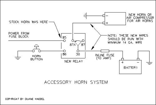 Rivco air horn problem /relay help - Page 2 - Harley ... fiamm air horn diagram 