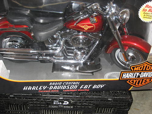 New RC FULL FUNCTION FATBOY TOY mint Harley  Davidson  