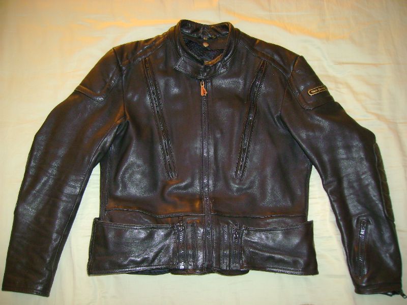 Hein Gericke Leather Jacket size 46 - Harley Davidson Forums