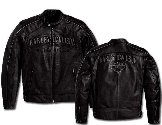 Harley ford perforated leather jacket #10