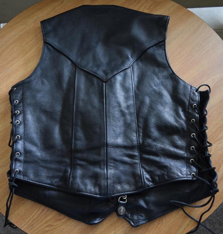 Fox Creel Leather WOMEN'S Motorcycle Vest, Size XL - Harley Davidson Forums