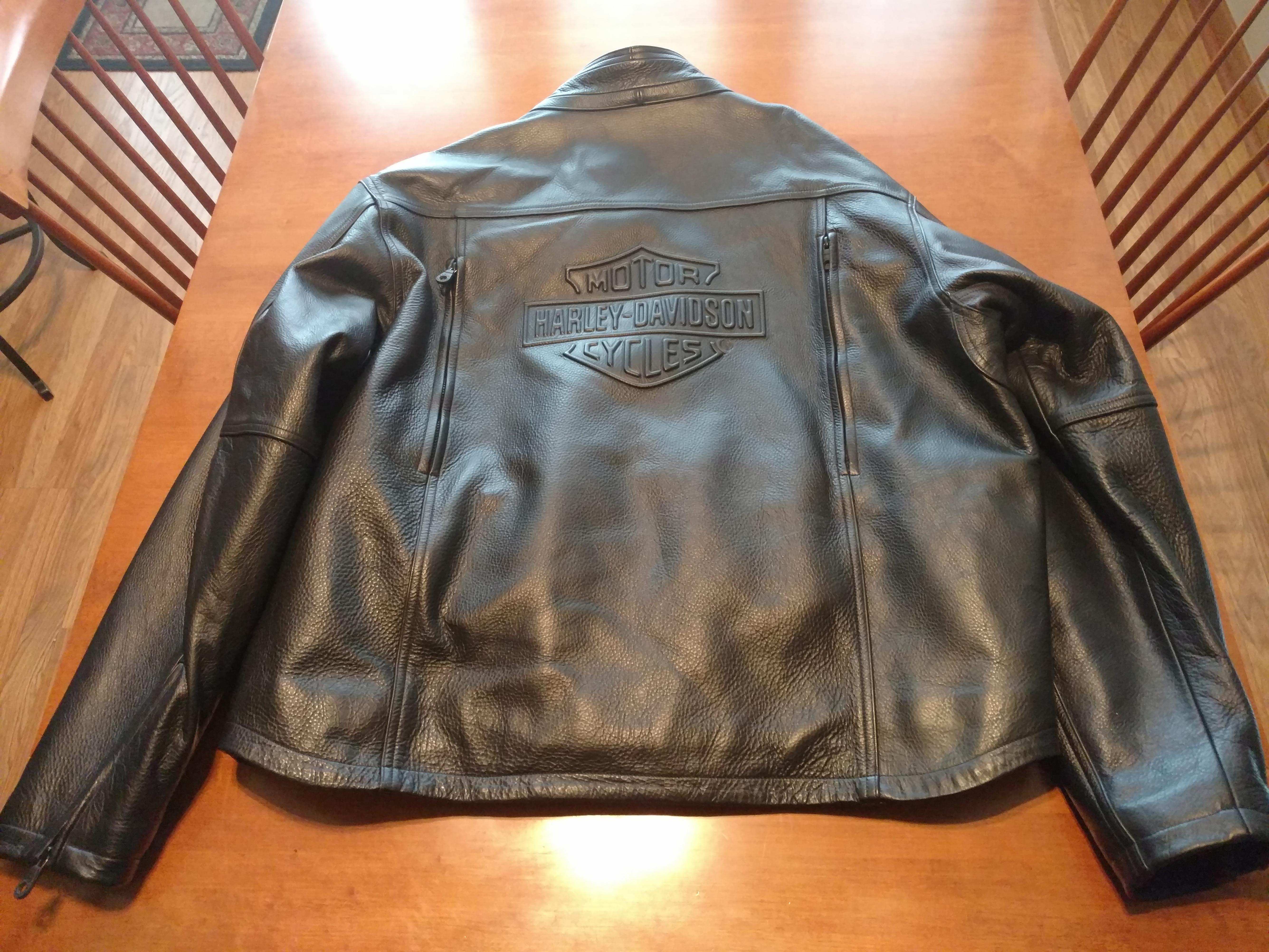 Men's HD Leather Jacket and Chaps - XXL & XL - Harley Davidson Forums