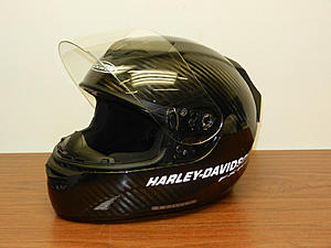  Harley  Davidson  FXRG Full Face Carbon Fiber Black Helmet  