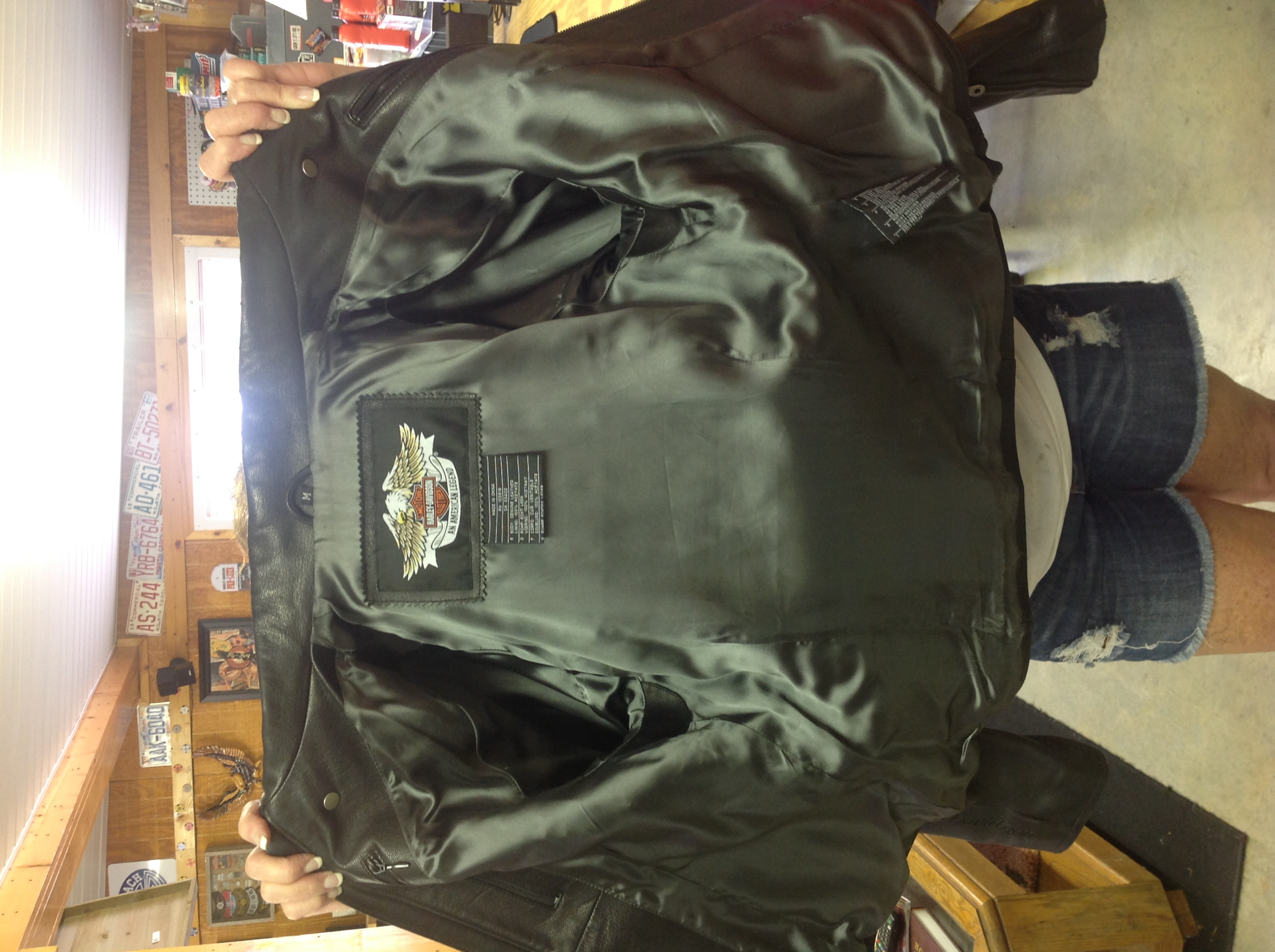 Women's HD Leather Jacket w/ BLING - Harley Davidson Forums