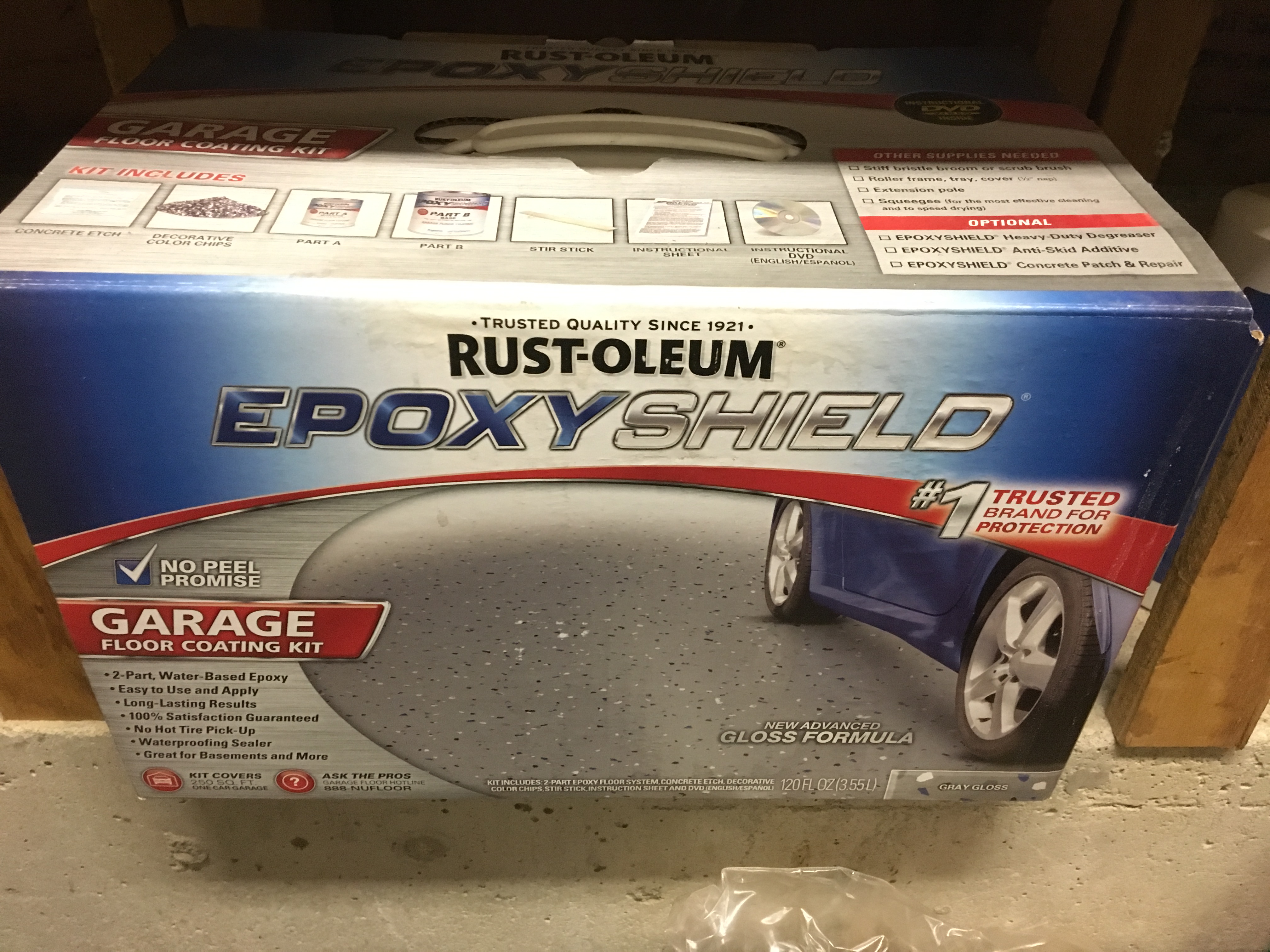 Rust-Oleum Epoxy Garage Floor Coating kit - Harley ...