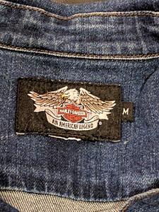 Women's Denim Harley Vest - Size Medium -  Shipped-img_20180430_104530.jpg