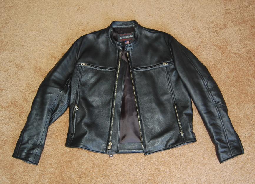 Legendary USA Road Racer Leather Jacket - Large - Harley Davidson Forums