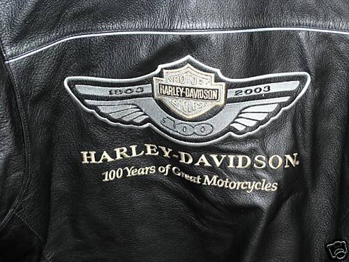 For Sale HD 100th Anniversary Leather Jacket - Harley Davidson Forums