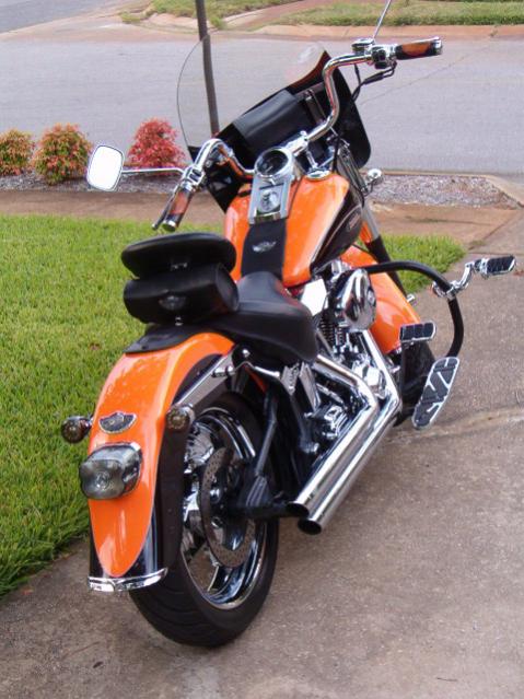 Show Your Orange  Colored Bikes Here Pics Harley  
