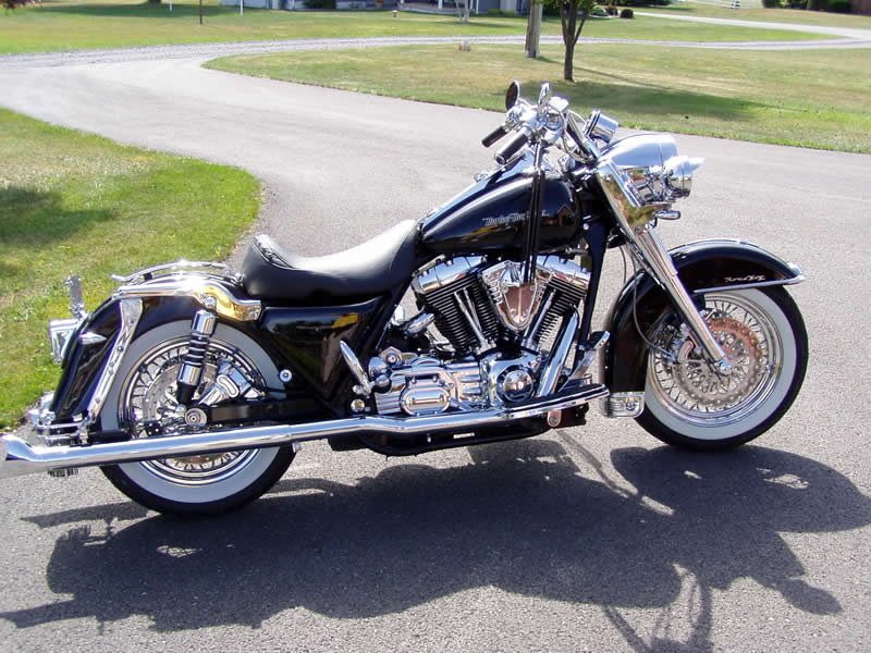 stripped road king.