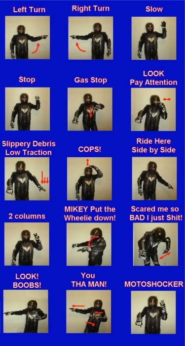 Hand Signals and More - Harley Davidson Forums