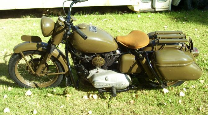  Military  Sportser XLA or Harley  Davidson  MT500 Harley  