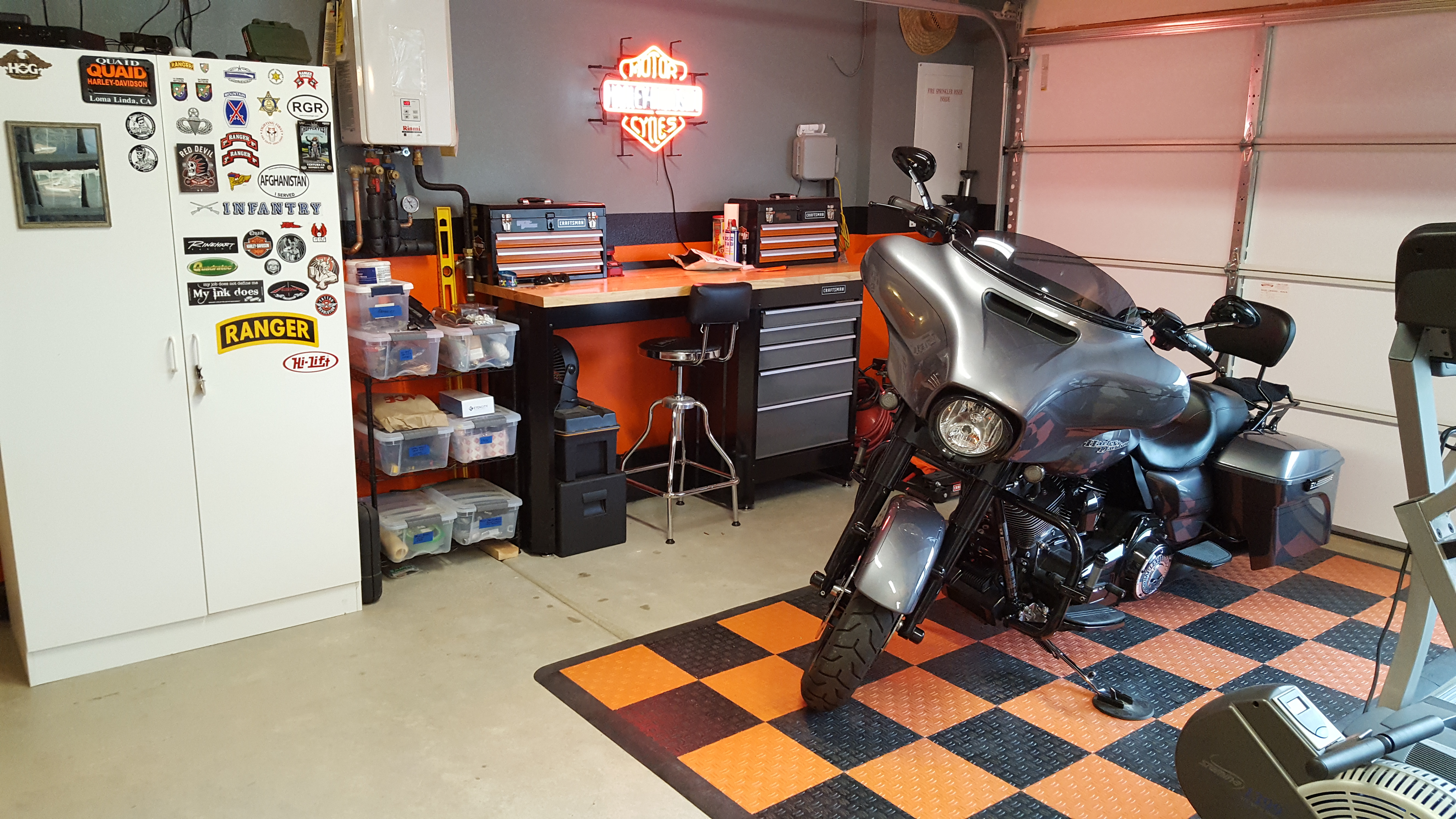 The New Man Cave Garage Harley Davidson Forums
