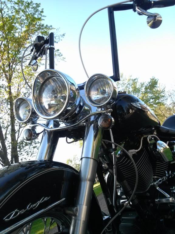 2007 Harley Davidson Softail Deluxe FLSTN Ape Hangers 