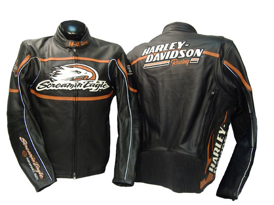Men s Harley Davidson Screamin Eagle leather jacket 