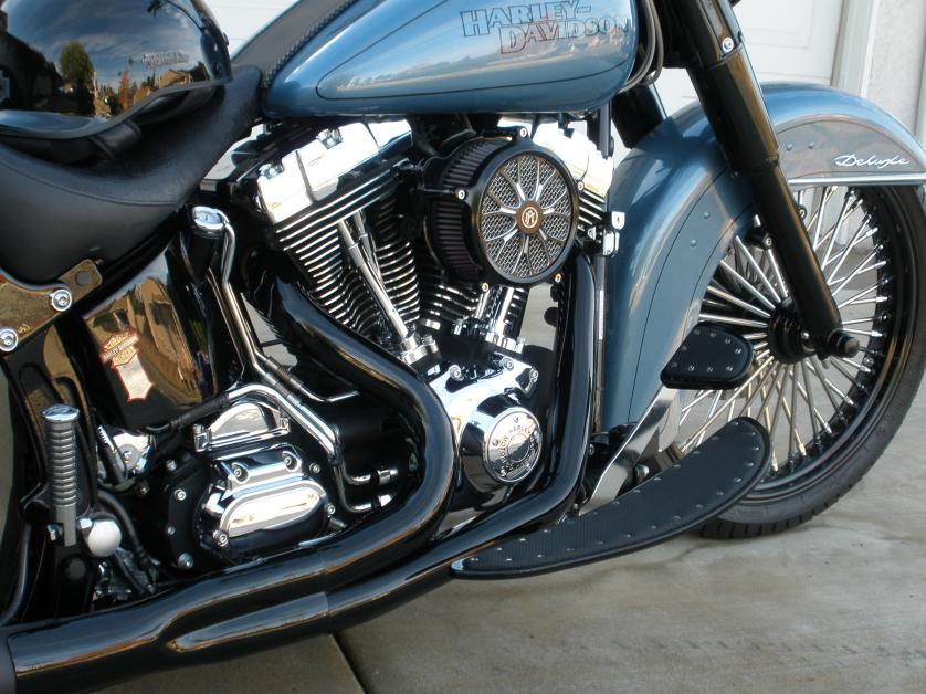 Powder coating on muffler heat shields...... - Harley Davidson Forums
