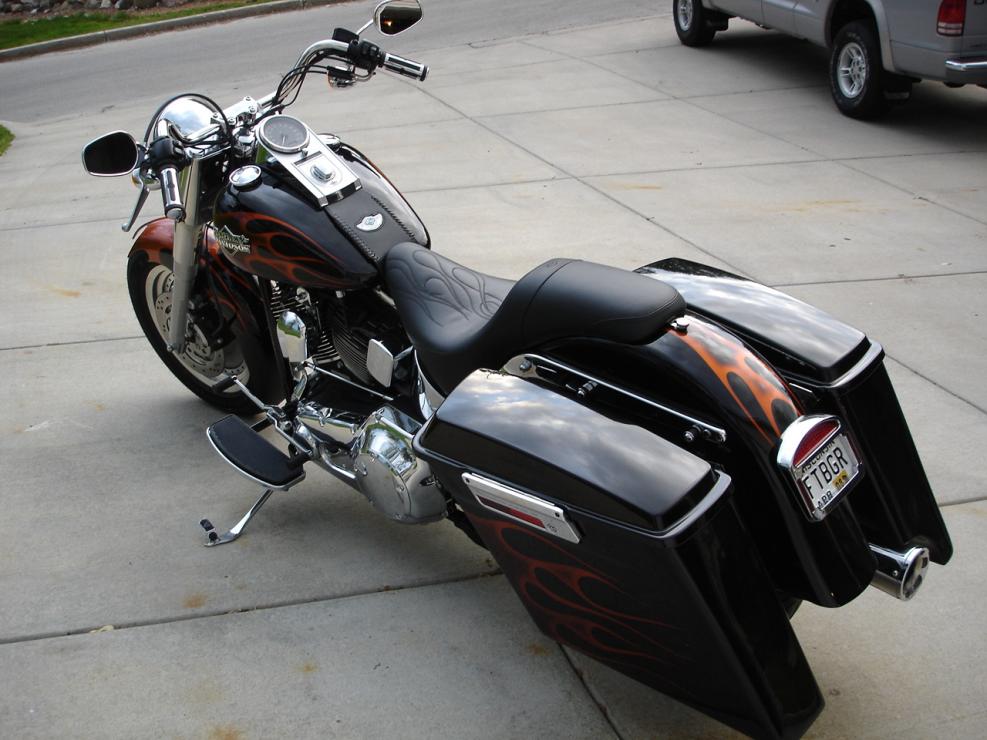 FL saddlebags  on a Fatboy  Harley  Davidson  Forums