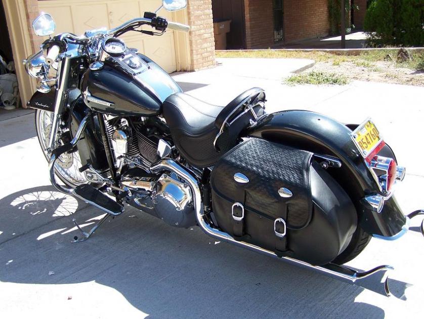 Softail Baggers Only...Pics please.