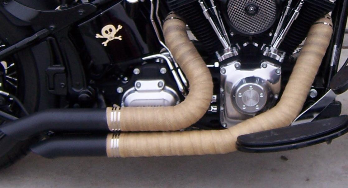 Heat Tape Heat Tape Motorcycle Exhaust Pipes.