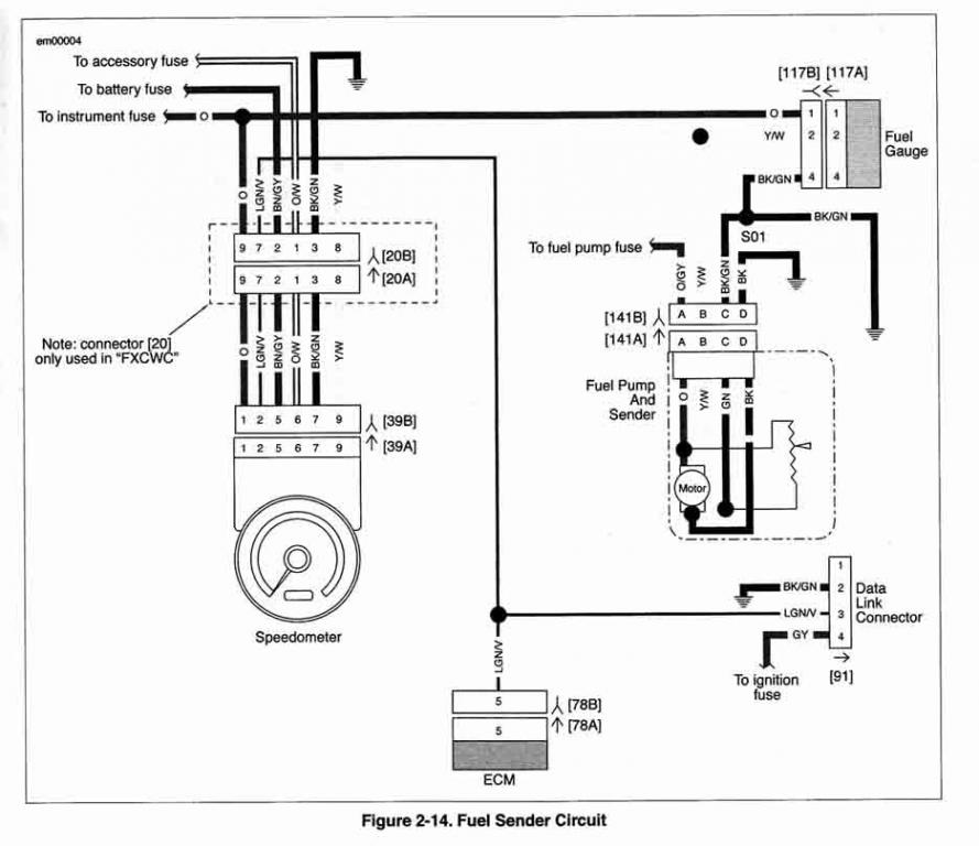 Harley Fuel Pump Wiring Harness Diagram
