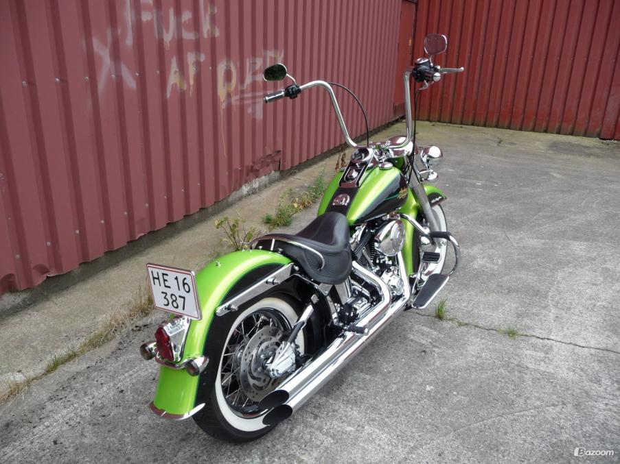 Pics of a Deluxe with Engine  Guard  pls Harley  