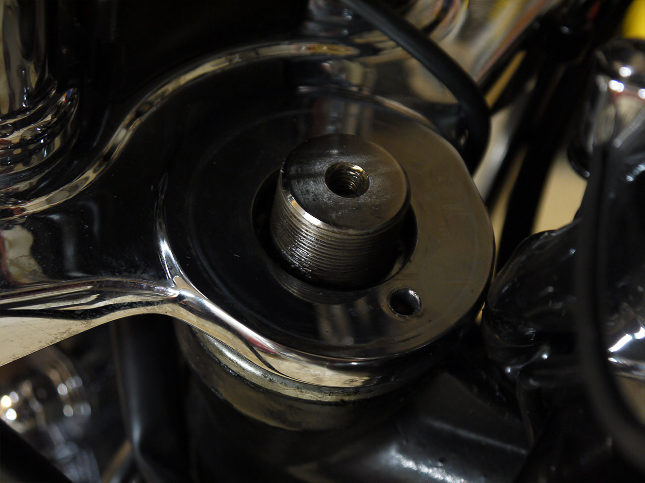 Harley Steering Stem Bearing Adjust Nut New! 2pk