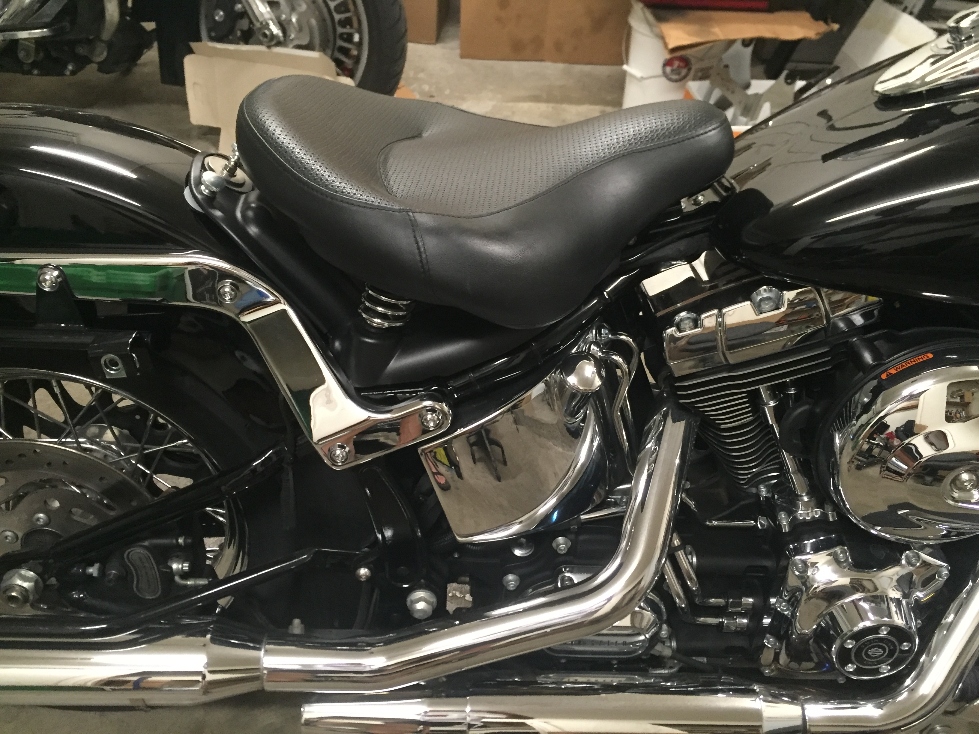  25 Solo Seat on Softail  Page 2 Harley  Davidson  Forums