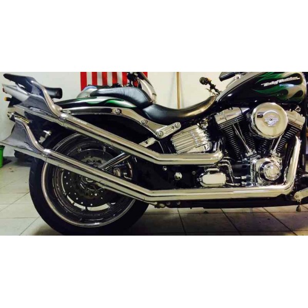 Upsweep fishtail exhaust - Harley Davidson Forums