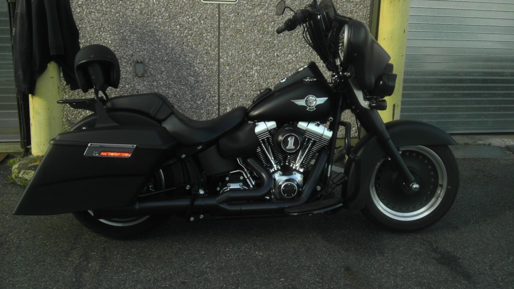 Reckless fairing on my Fatboy Lo Harley Davidson Forums
