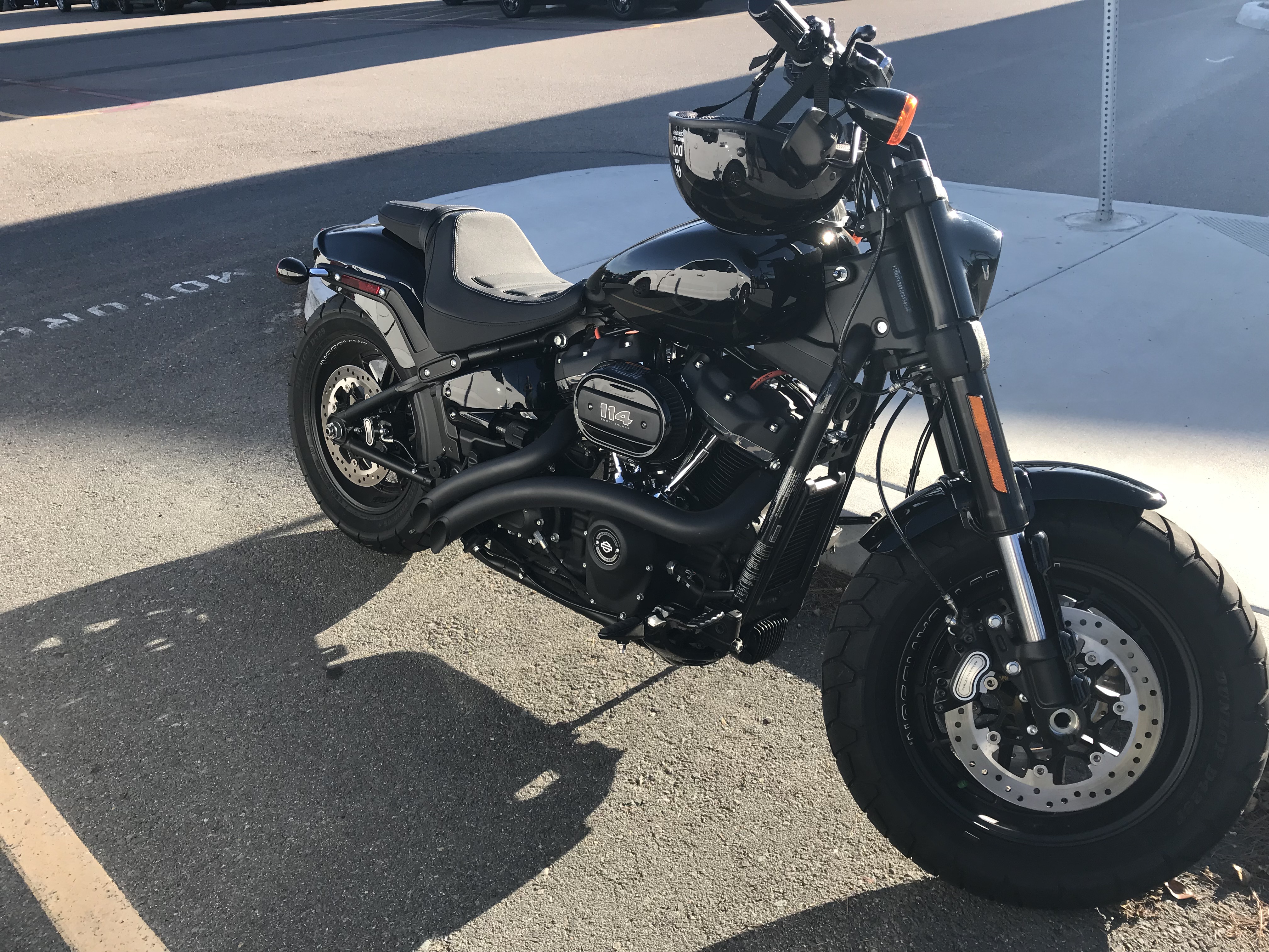 2018 fat bob exhaust!!! - Harley Davidson Forums