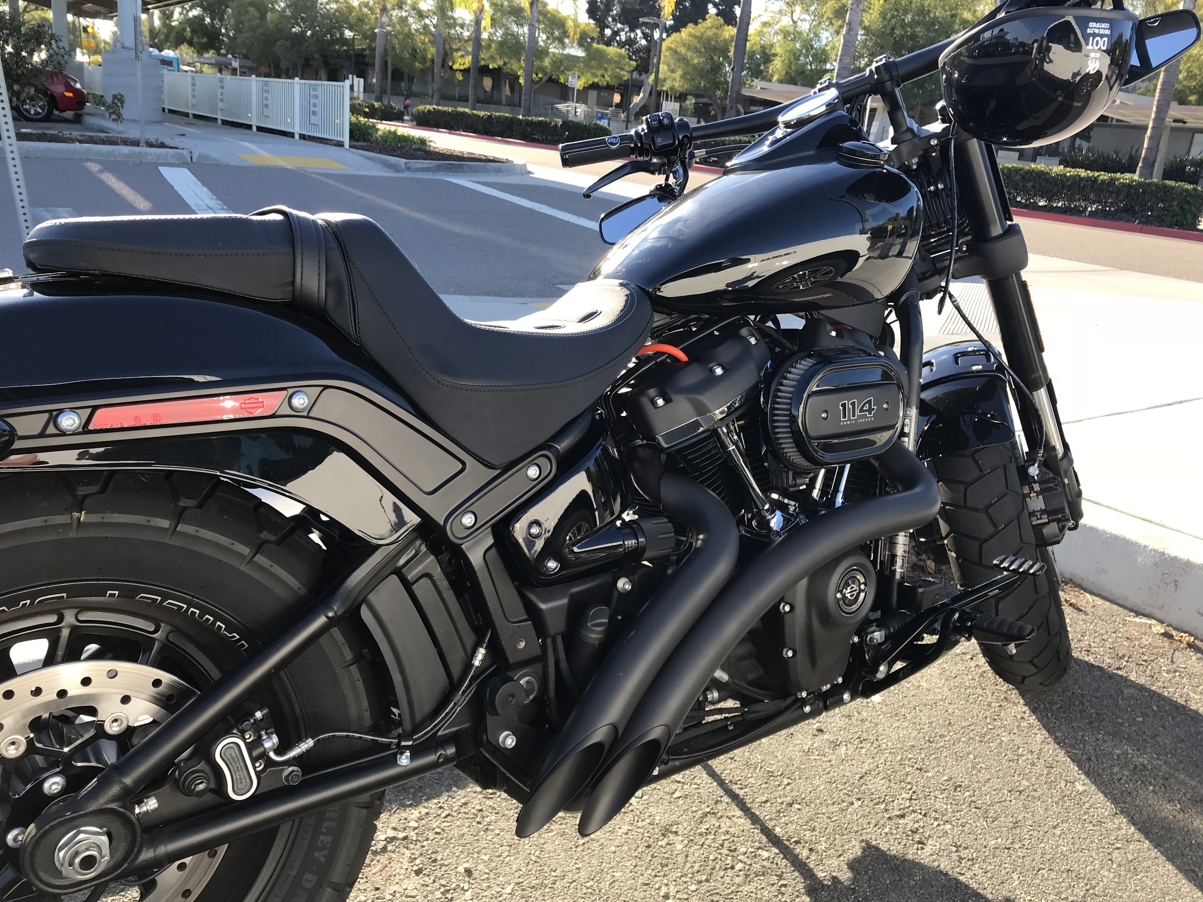 2018 fat bob exhaust!!! - Harley Davidson Forums