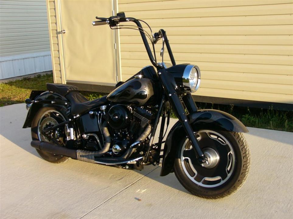 harley davidson fatboy with ape hangers for sale