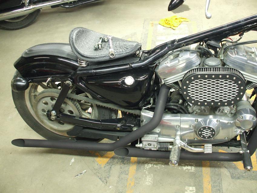 2006 Sportster: CHEAP SPRINGER SEAT. - Harley Davidson Forums