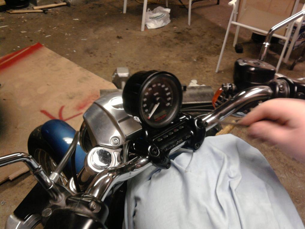 the 48 speedo mount? - Harley Davidson Forums