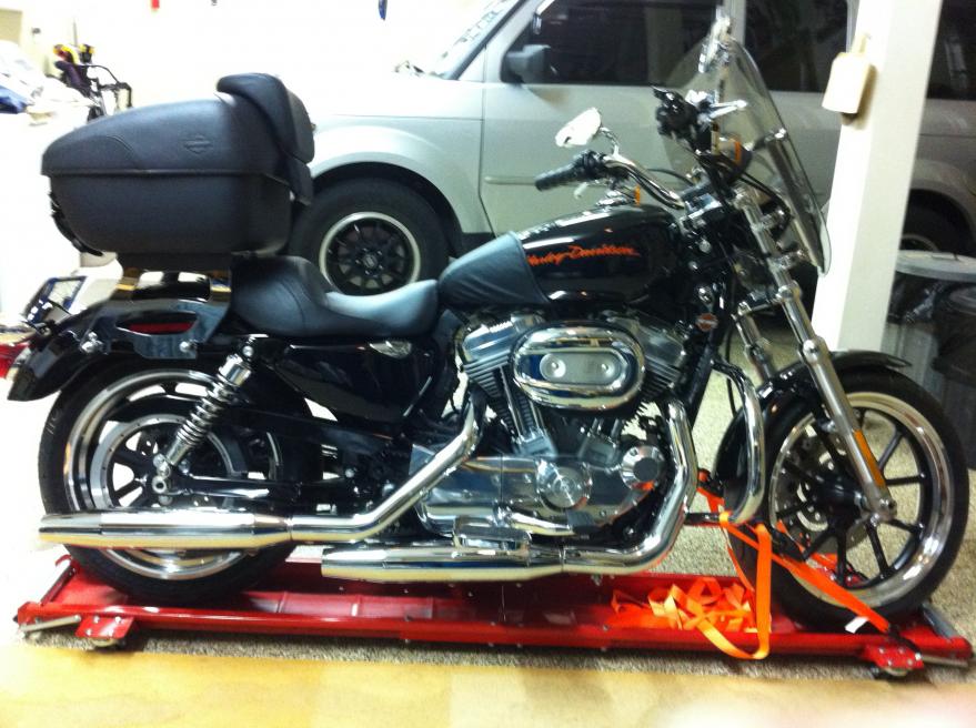 sportster with tour pack