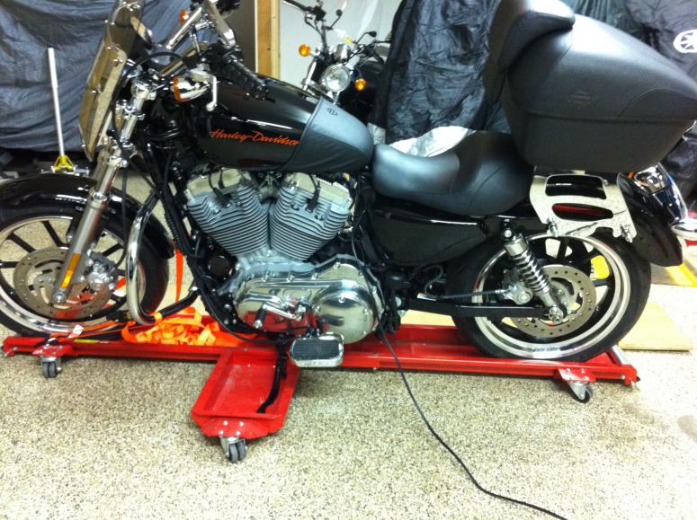sportster with tour pack