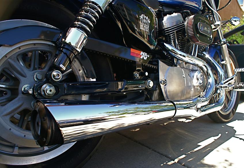 2 into 1 Exhaust Pictures - Harley Davidson Forums