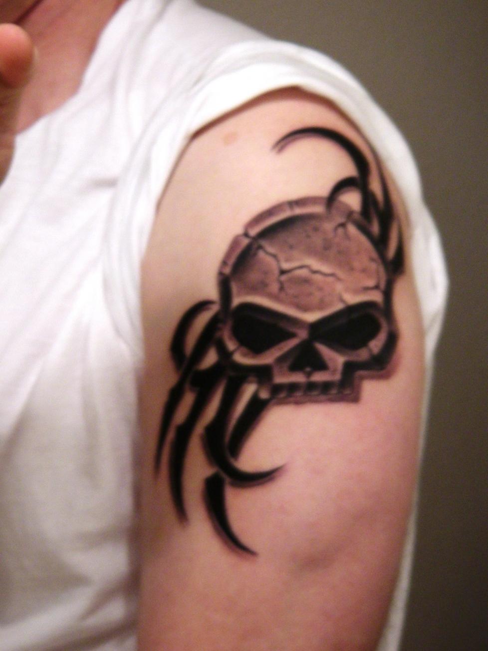 65 Incredible Skull Tattoos To Make Your Skin a Living Canvas   Inspirationfeed