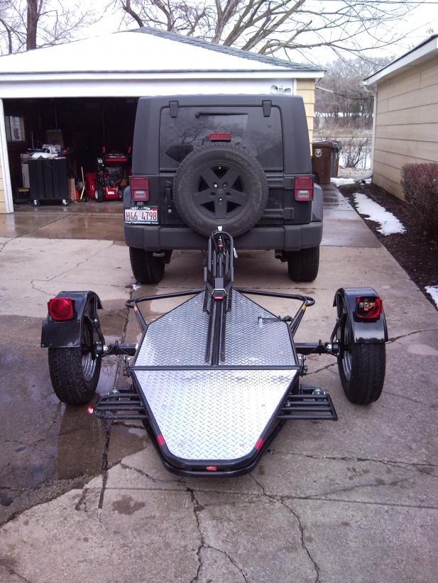 Kendon S Newly Designed Dual Ride Up Srl Motorcycle Trailer Kendon Industries Llc