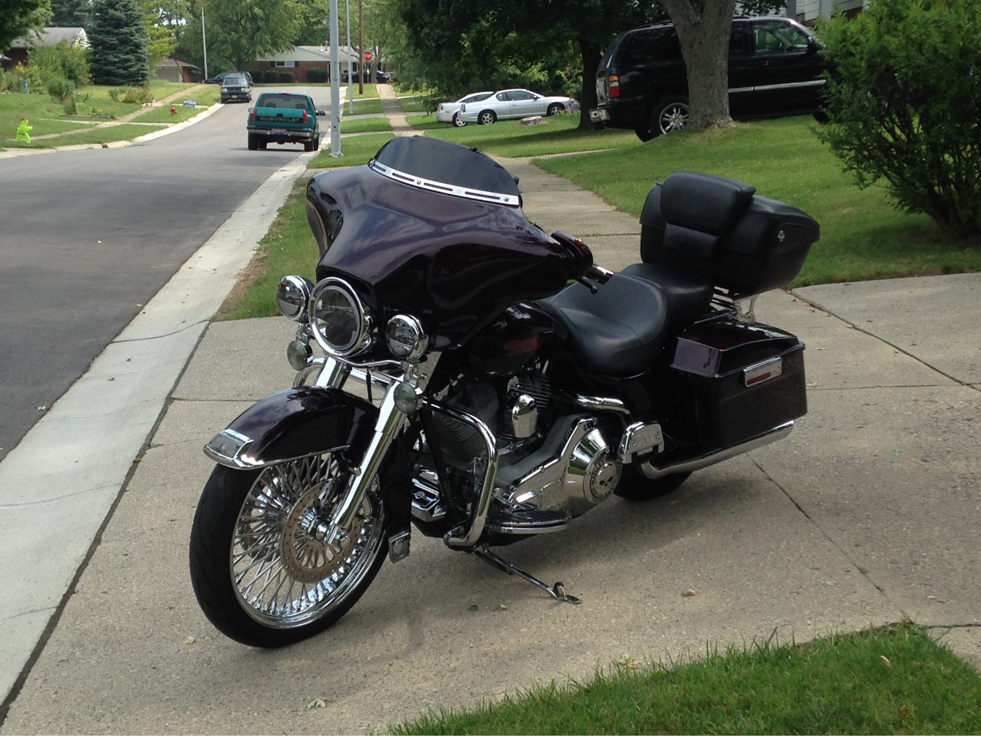 road king leather tour pack