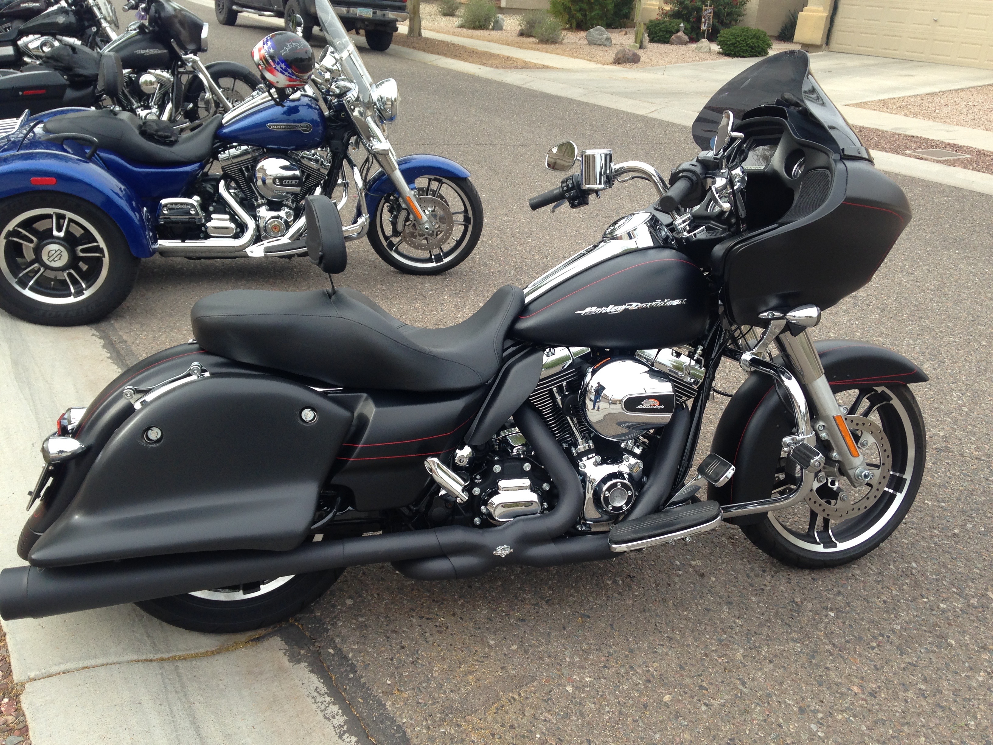 2014 Road King - Bagless and other mods.