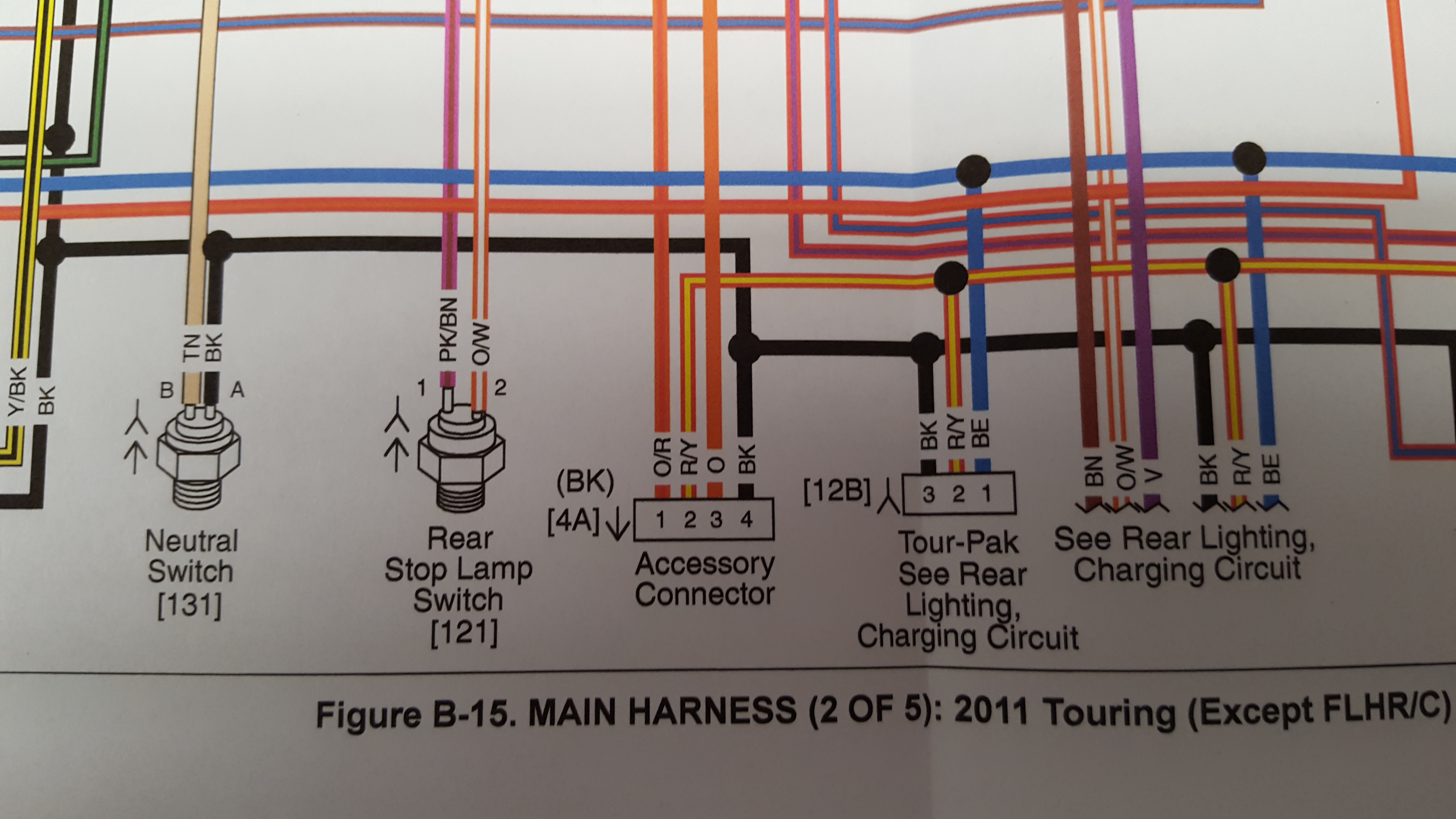 Help reading wiring schematic on accessory connector ... deutsch wiring harness 2006 road king 