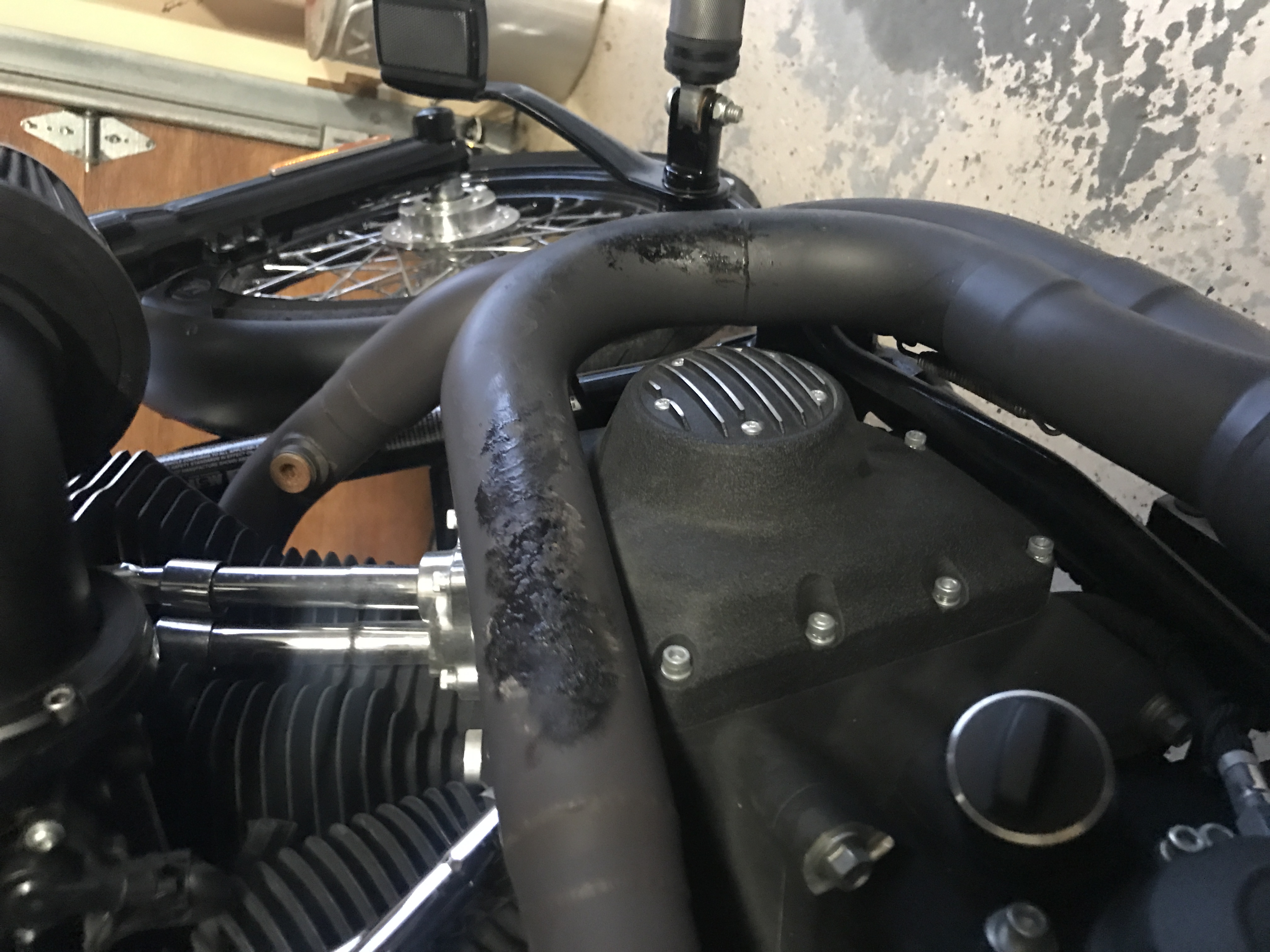 How To Clean Black Motorcycle Exhaust  
