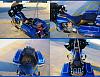 Two Tone C&amp;C Seats - Custom Bagger Seats-electra_glide-_blue_gator.jpg