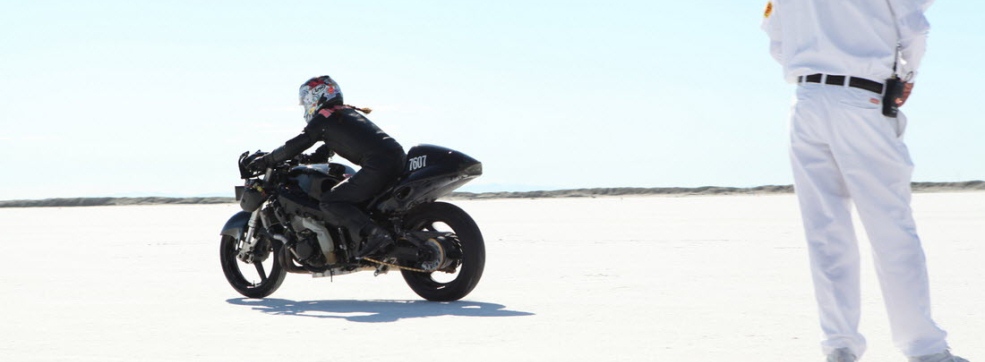 The Fastest Woman on A Bike Takes on Bonneville
